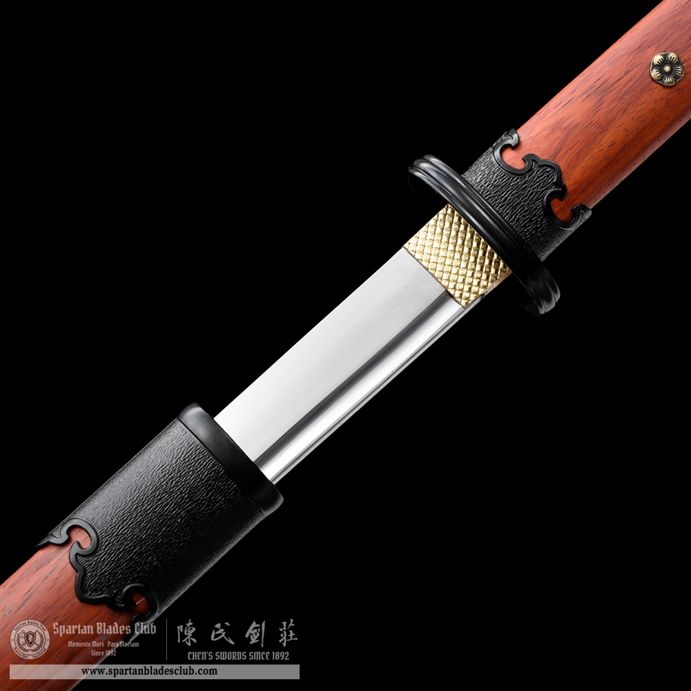HW28 | SuiTian TangDao | TangDao | High Manganese Steel | Red | Red Wood | Battle-Ready | Full-tang | Spartan Blades Club | CHEN'S SWORDS 1892 - Spartan Blades Club - 陳氏劍莊1892