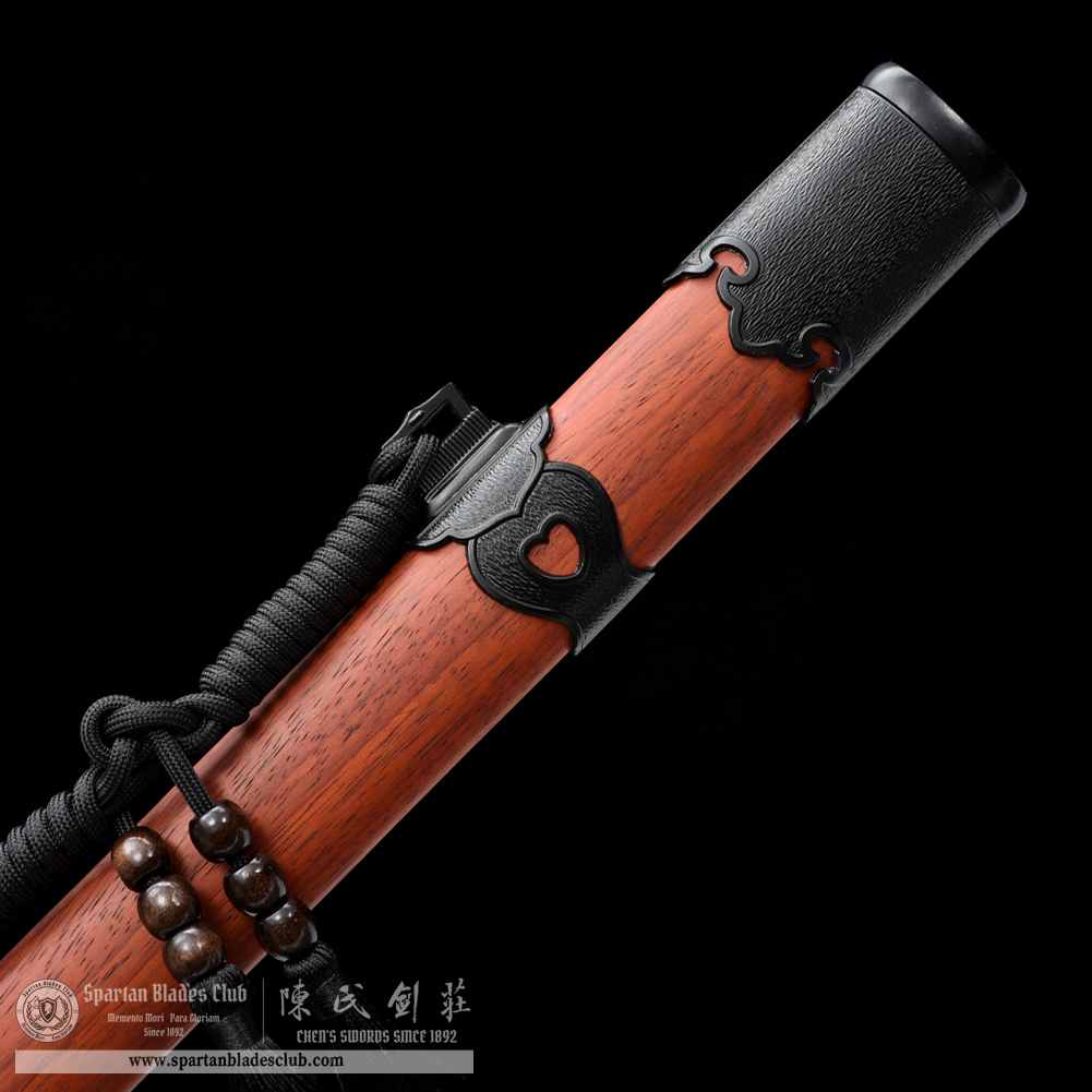 HW28 | SuiTian TangDao | Spring steel | Red Wood | Battle-Ready | Full-tang | Spartan Blades Club | CHEN'S SWORDS 1892 - Spartan Blades Club - 陳氏劍莊1892
