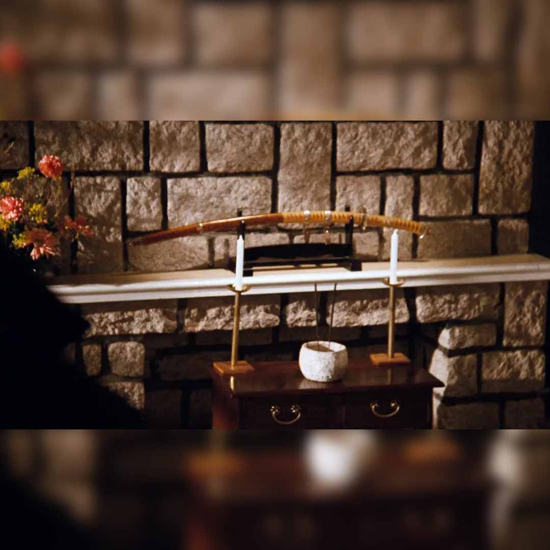 HY133 | Bloodsport | Odachi | T10 Steel | Clay-tempered | Real Hamon | Hadori Polishing | Orange | Battle-Ready | Full-tang | Spartan Blades Club | CHEN'S SWORDS 1892 - Spartan Blades Club - 陳氏劍莊1892