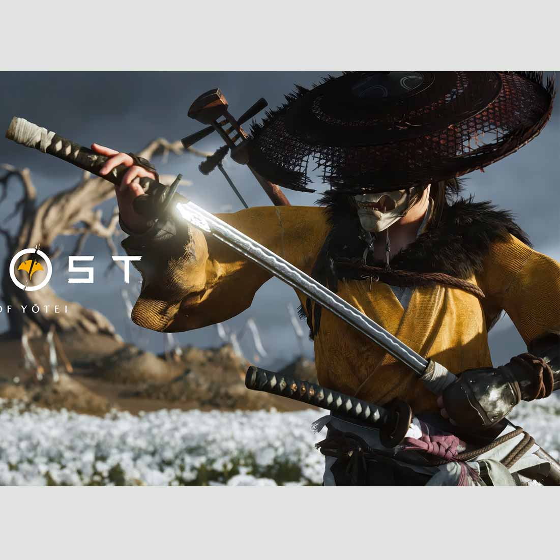 HY132 | Atsu's Wolf Blade - Ghost of Yotei | Damascus Steel/T10 Steel | Clay-tempered | Real Hamon | Battle Ready | Full Tang | Spartan Blades Club CHEN'S SWORDS 1892 - Spartan Blades Club - 陳氏劍莊1892