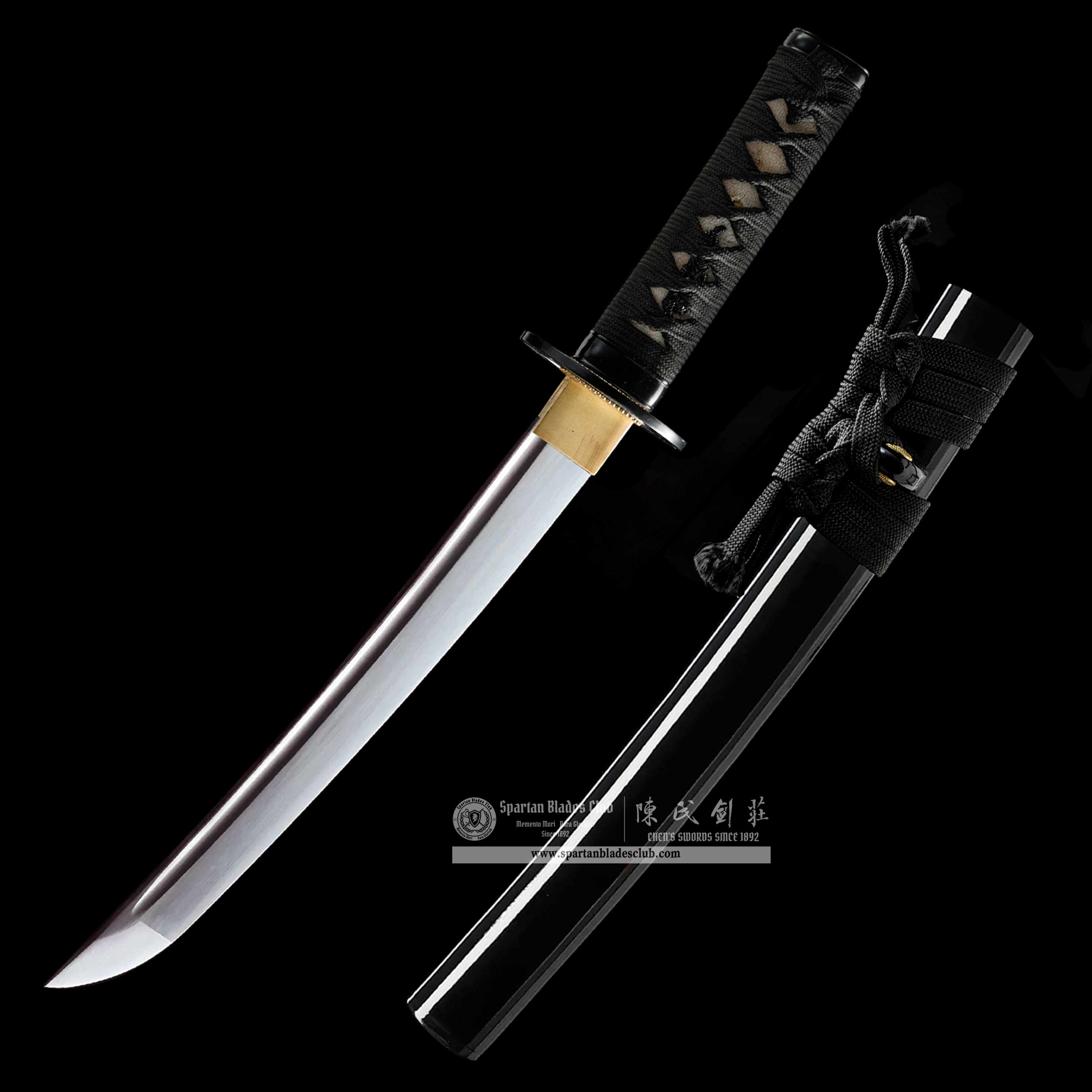 [New]*TK60* Miyamoto Musashi Daisho set - Katana Wakizahi Tanto 3 in 1 - T10 steel - Bo-hi - Full Tang - Battle ready - SBC - Spartan Blades Club - 陳氏劍莊1892