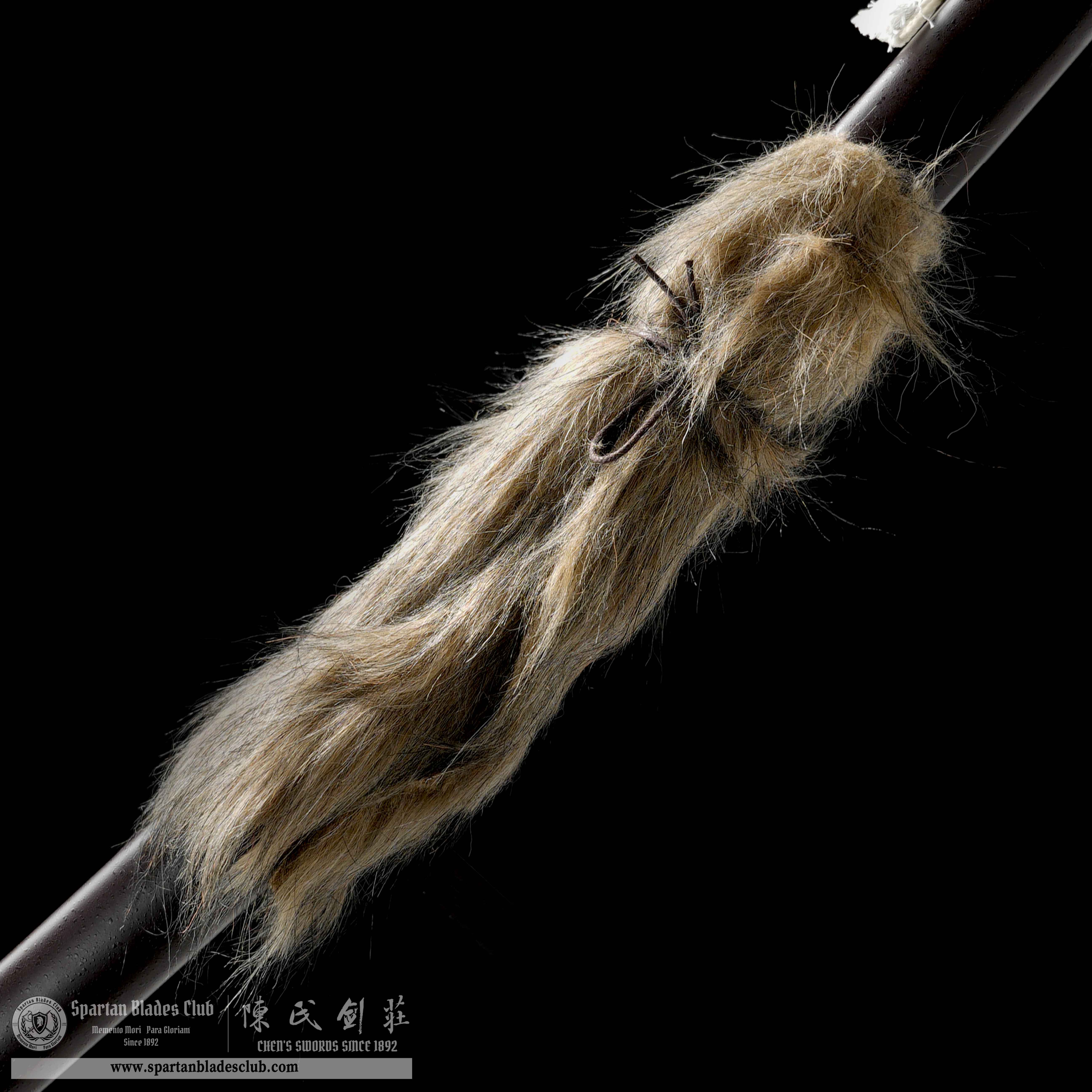 HY132 | Atsu's Wolf Blade - Ghost of Yotei | Damascus Steel/T10 Steel | Clay-tempered | Real Hamon | Battle Ready | Full Tang | Spartan Blades Club CHEN'S SWORDS 1892 - Spartan Blades Club - 陳氏劍莊1892