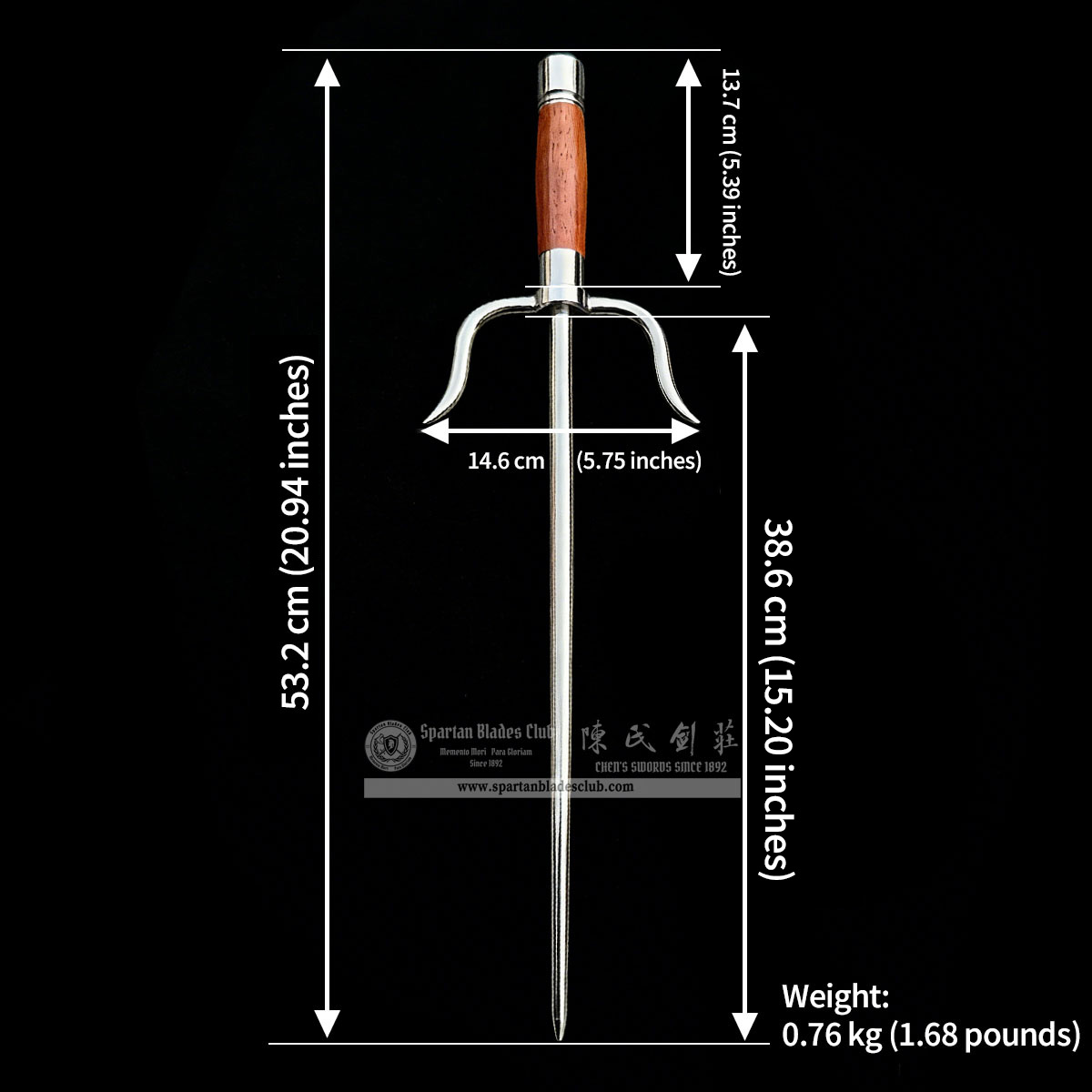 PX03 | Xuanfeng Sai | silvery | Battle-Ready | Spartan Blades Club | CHEN'S SWORDS 1892 - Spartan Blades Club - 陳氏劍莊1892