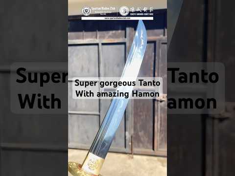 HY122 | Shuei Nagawaki | T10 Steel | Clay-tempered | Real Hamon | Red | Flower | Battle-Ready | Full-tang | Spartan Blades Club | CHEN'S SWORDS 1892 - Spartan Blades Club - 陳氏劍莊1892