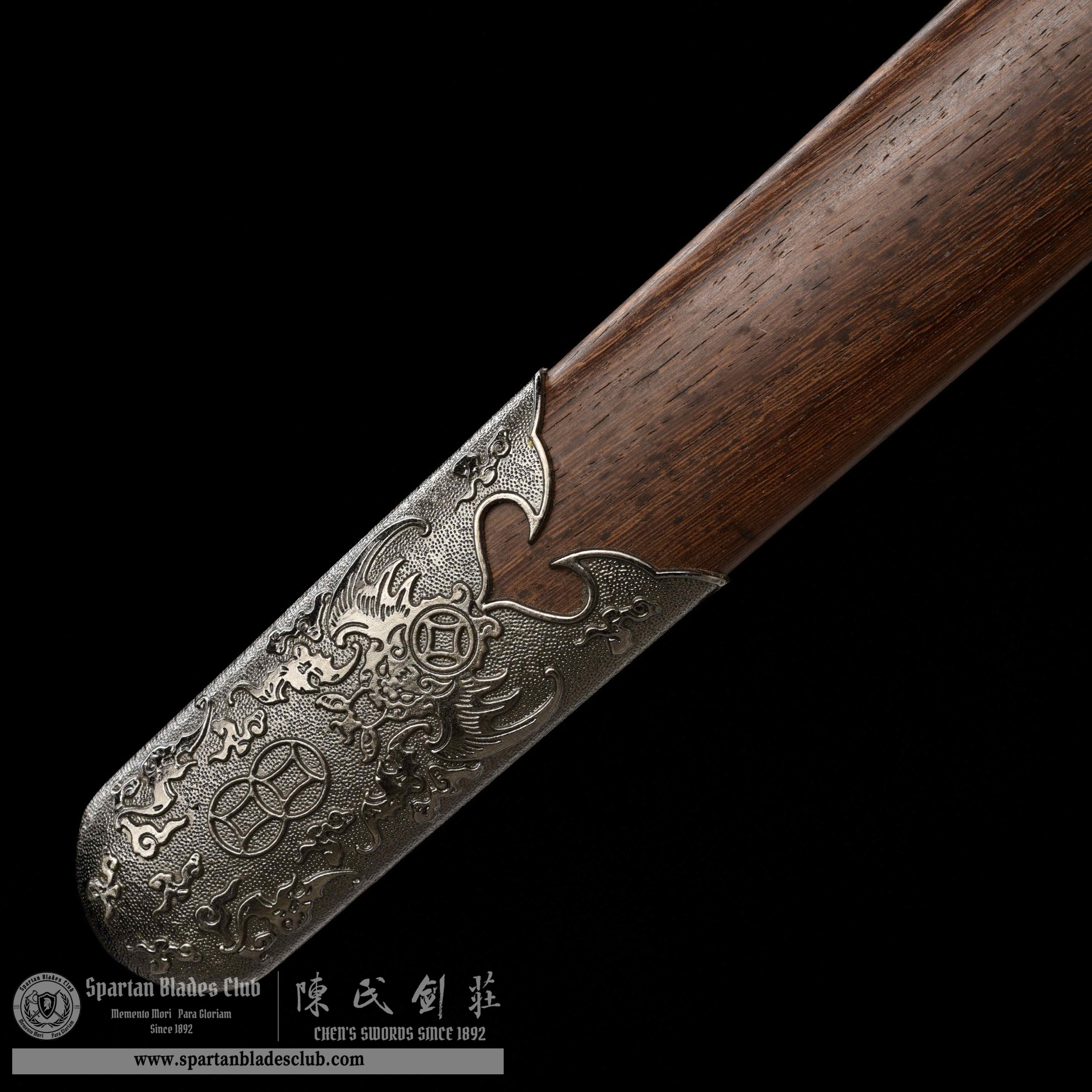 GU03 | Fuqian Jian | Carbon Steel | Rosewood | Brown | Battle-Ready | Full-tang | Spartan Blades Club | CHEN'S SWORDS 1892 - Spartan Blades Club - 陳氏劍莊1892