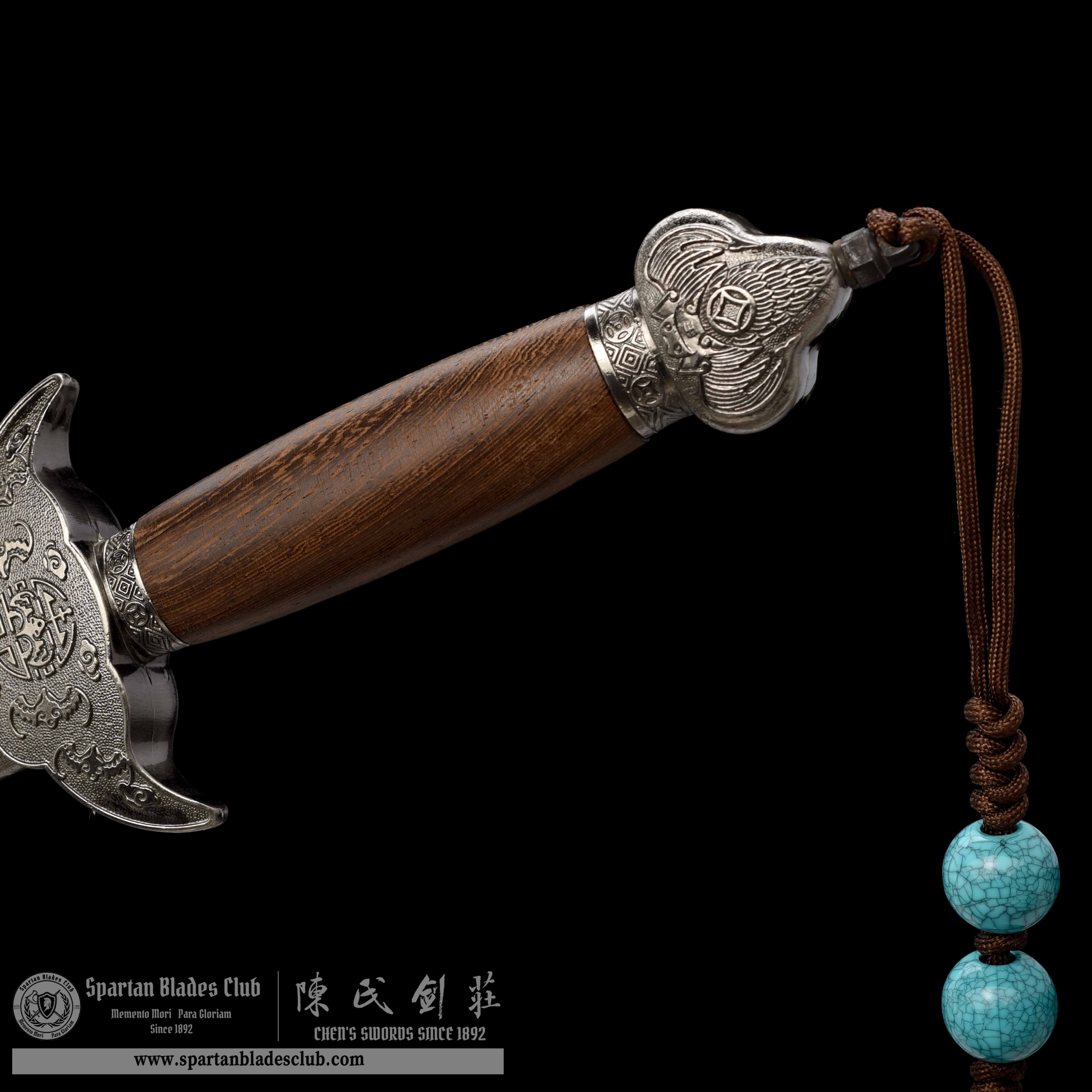 GU03 | Fuqian Jian | Carbon Steel | Rosewood | Brown | Battle-Ready | Full-tang | Spartan Blades Club | CHEN'S SWORDS 1892 - Spartan Blades Club - 陳氏劍莊1892