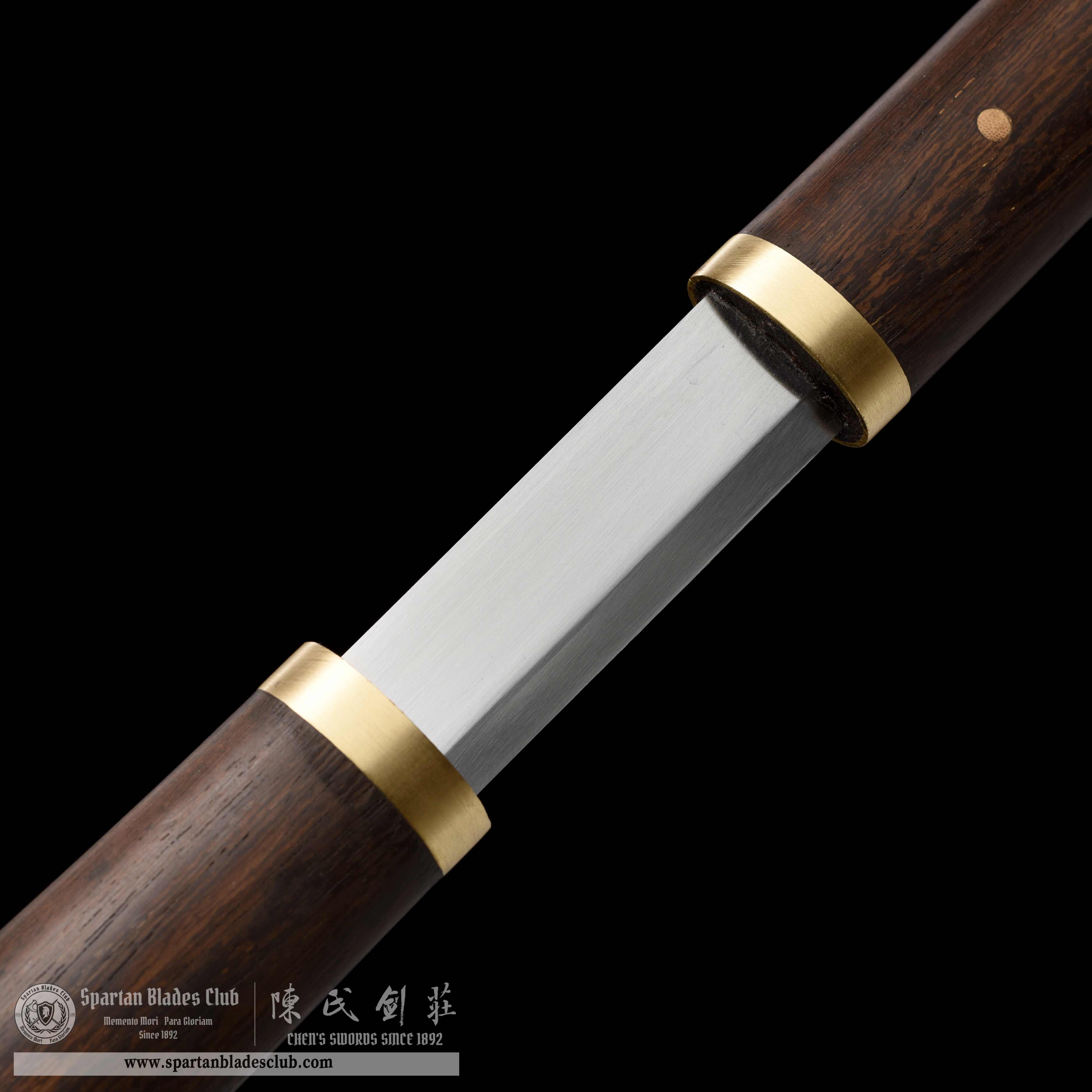 GU06 | YuanMu Blade | Tang Dao | Daisho set | spring steel | brown | Wenge wood | Battle-Ready | Full-tang | Spartan Blades Club | CHEN'S SWORDS 1892 - Spartan Blades Club - 陳氏劍莊1892