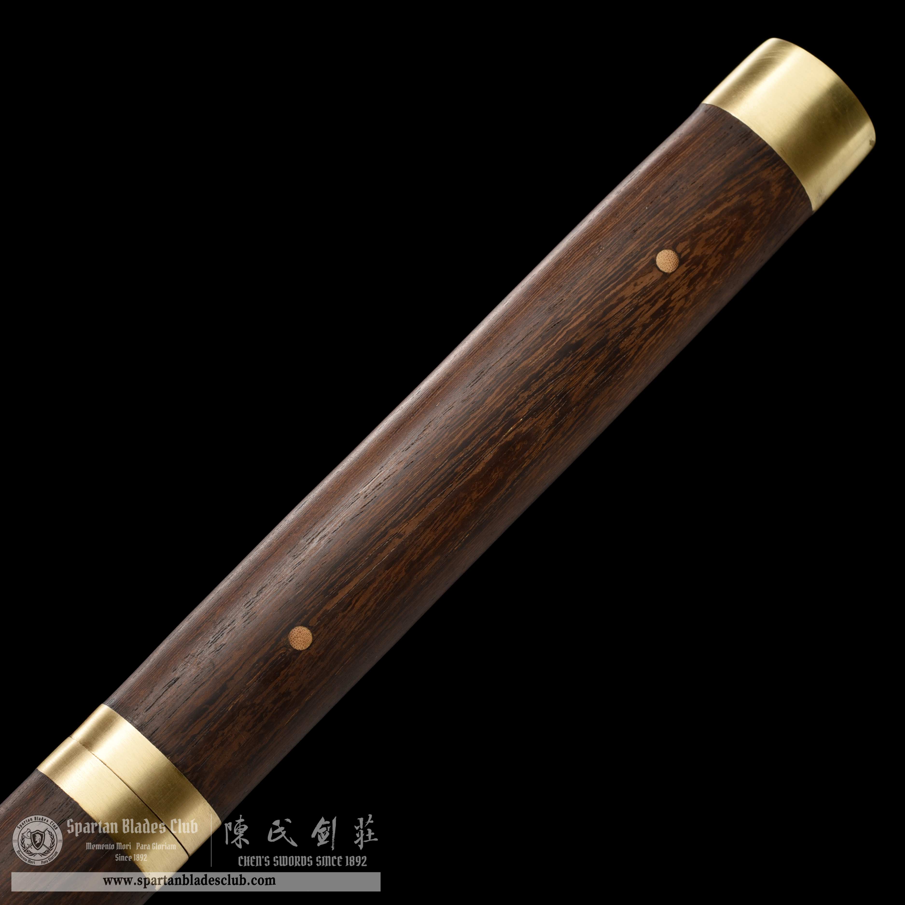 GU06 | YuanMu Blade | Tang Dao | Daisho set | spring steel | brown | Wenge wood | Battle-Ready | Full-tang | Spartan Blades Club | CHEN'S SWORDS 1892 - Spartan Blades Club - 陳氏劍莊1892