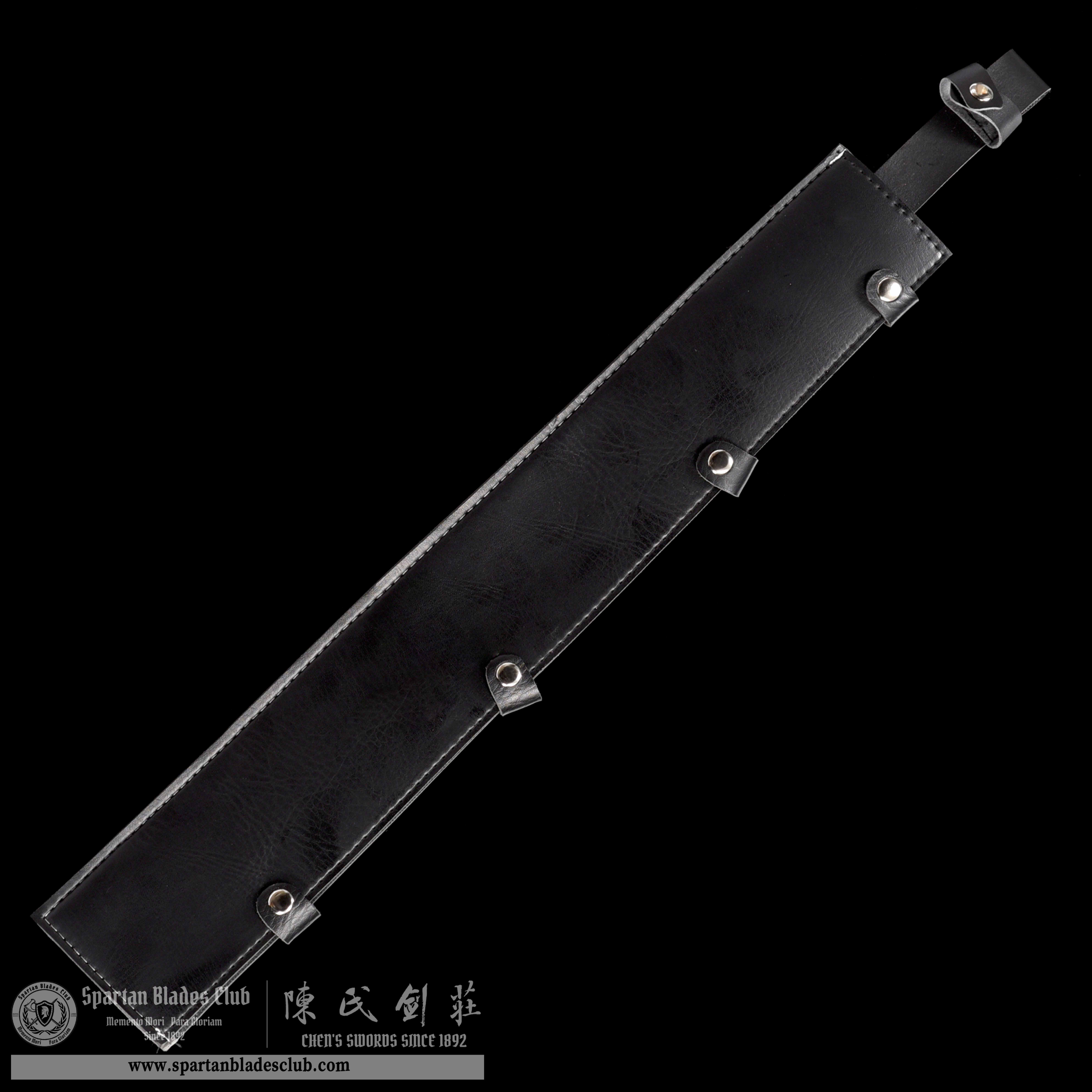 JYG04 | Zhangba She Mao | Chinese weapons | Damascus Steel | Loong(Chinese Dragon)  | Snake | Red | Battle-Ready | Full-tang | Spartan Blades Club | CHEN'S SWORDS 1892 - Spartan Blades Club - 陳氏劍莊1892