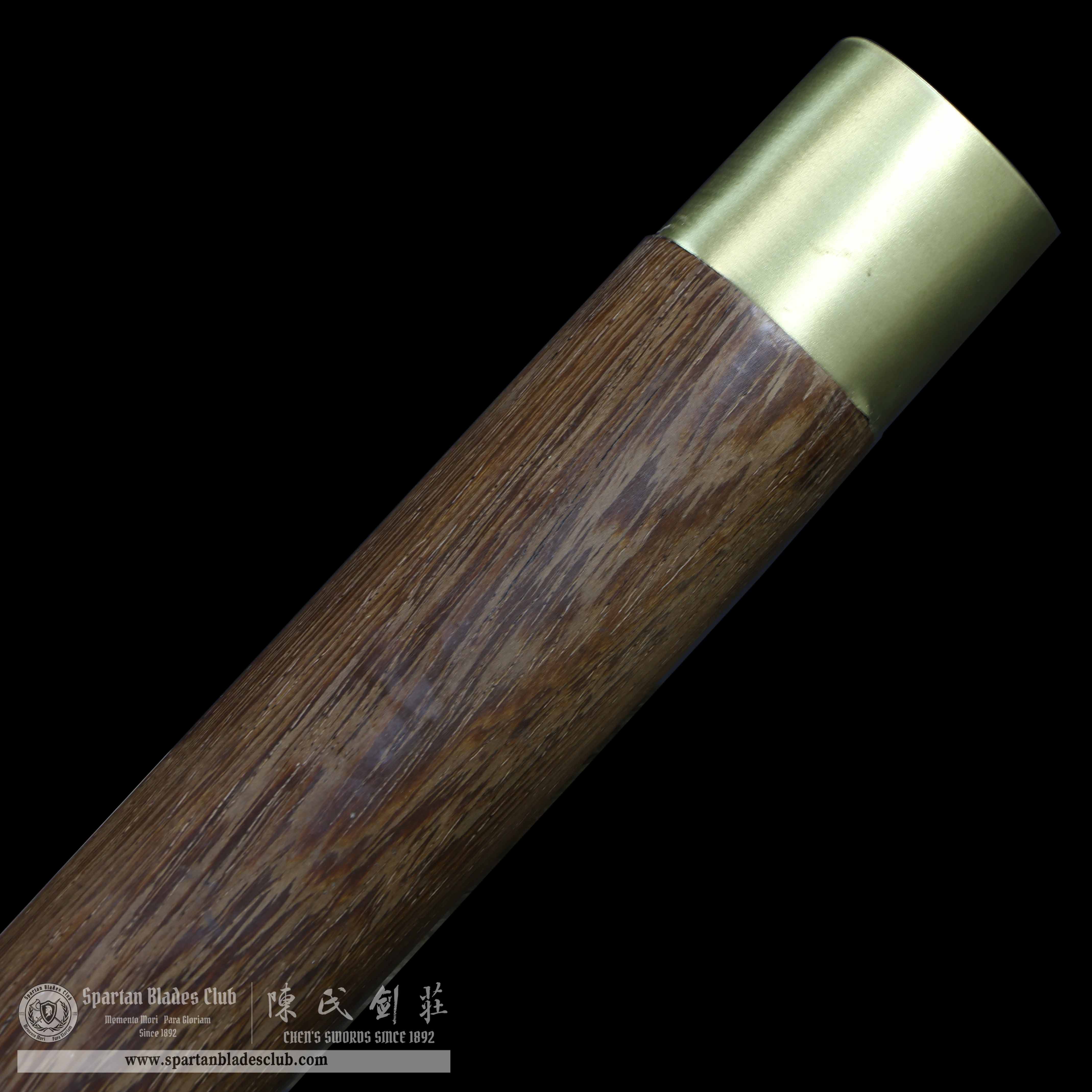 QQ10 | Po Yue DAO | Damascus Steel | Solid wood | Battle-Ready | Full-tang | Spartan Blades Club | CHEN'S SWORDS 1892 - Spartan Blades Club - 陳氏劍莊1892