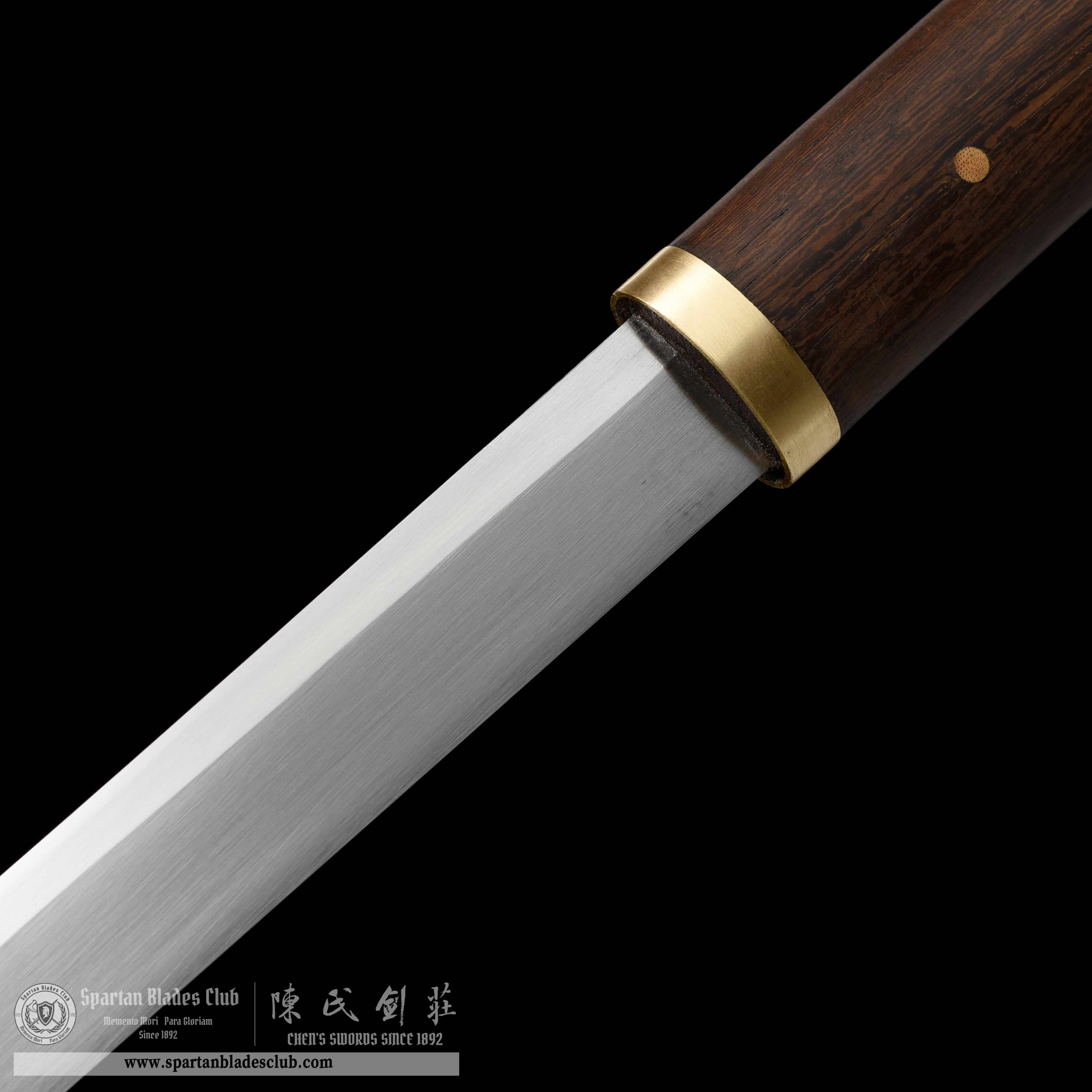 GU06 | YuanMu Blade | Tang Dao | Daisho set | spring steel | brown | Wenge wood | Battle-Ready | Full-tang | Spartan Blades Club | CHEN'S SWORDS 1892 - Spartan Blades Club - 陳氏劍莊1892