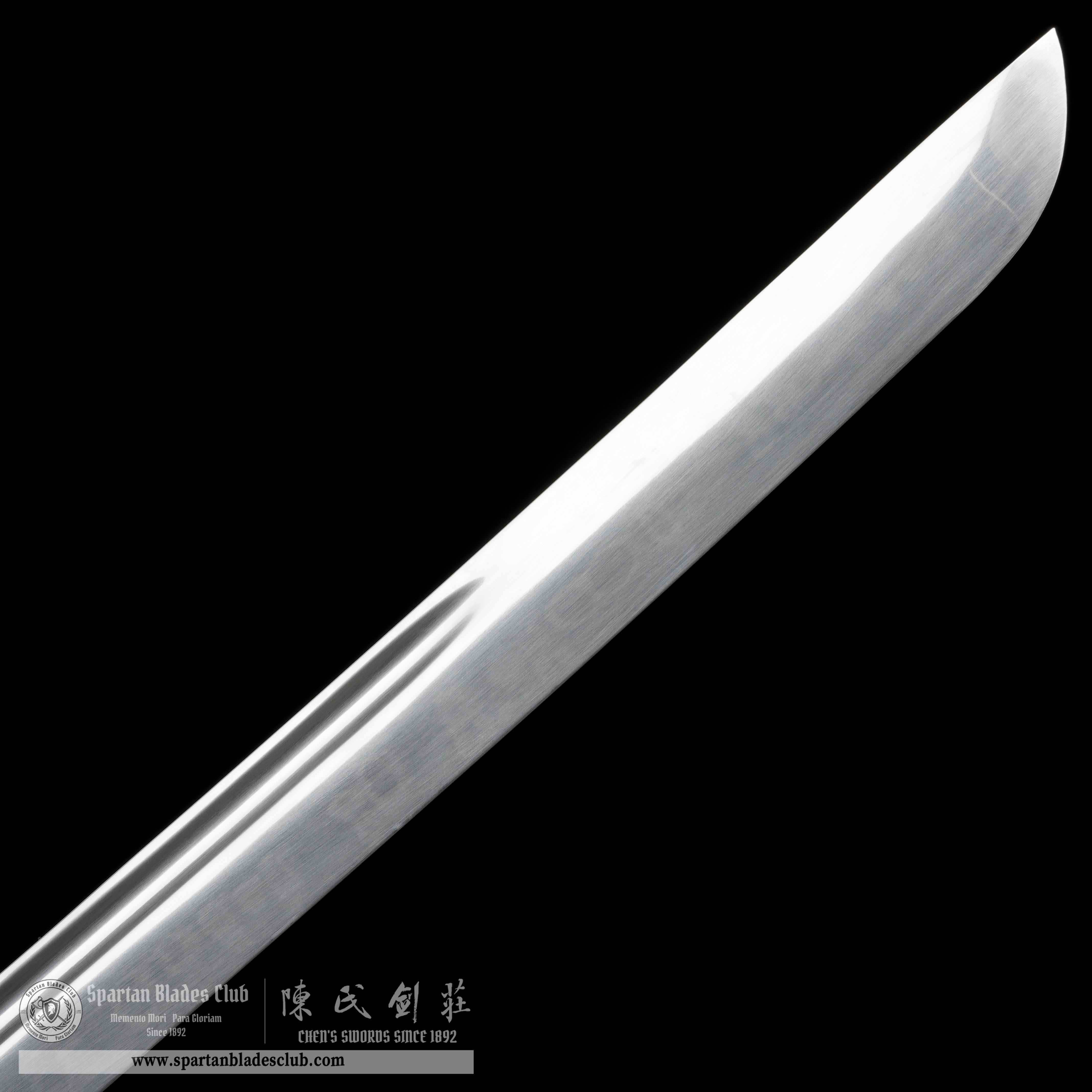 GU08 | XiangYun Tai Chi Dao | Damascus Steel | golden | Battle-Ready | Full-tang | Spartan Blades Club | CHEN'S SWORDS 1892 - Spartan Blades Club - 陳氏劍莊1892