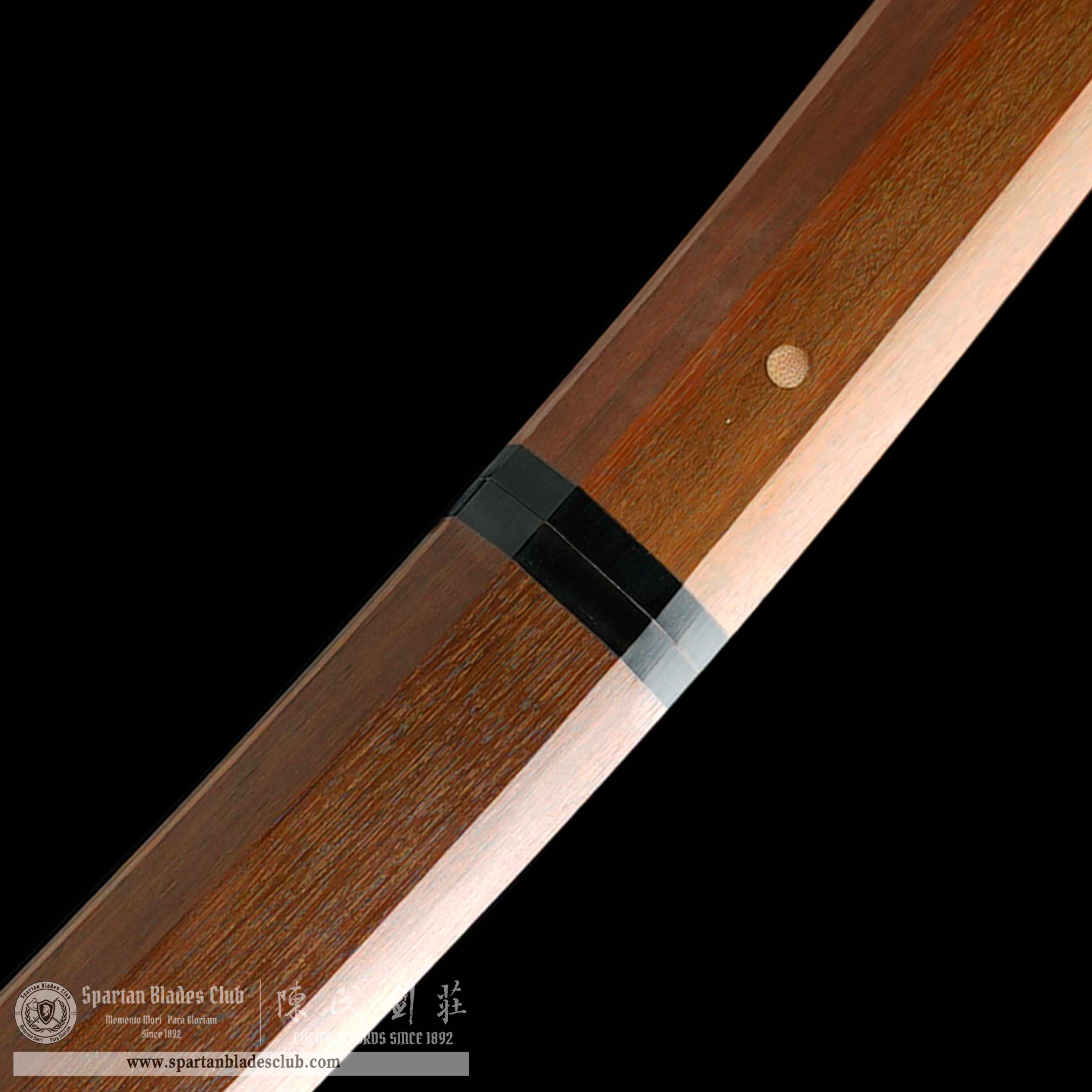 WY01 | SuBa | Daisho Set | Shirasaya | Katana | Wakizashi | Tanto | T10 steel | Clay-tempered | Real Hamon | Brown | Battle-Ready | Full-tang | Spartan Blades Club | CHEN'S SWORDS 1892 - Spartan Blades Club - 陳氏劍莊1892