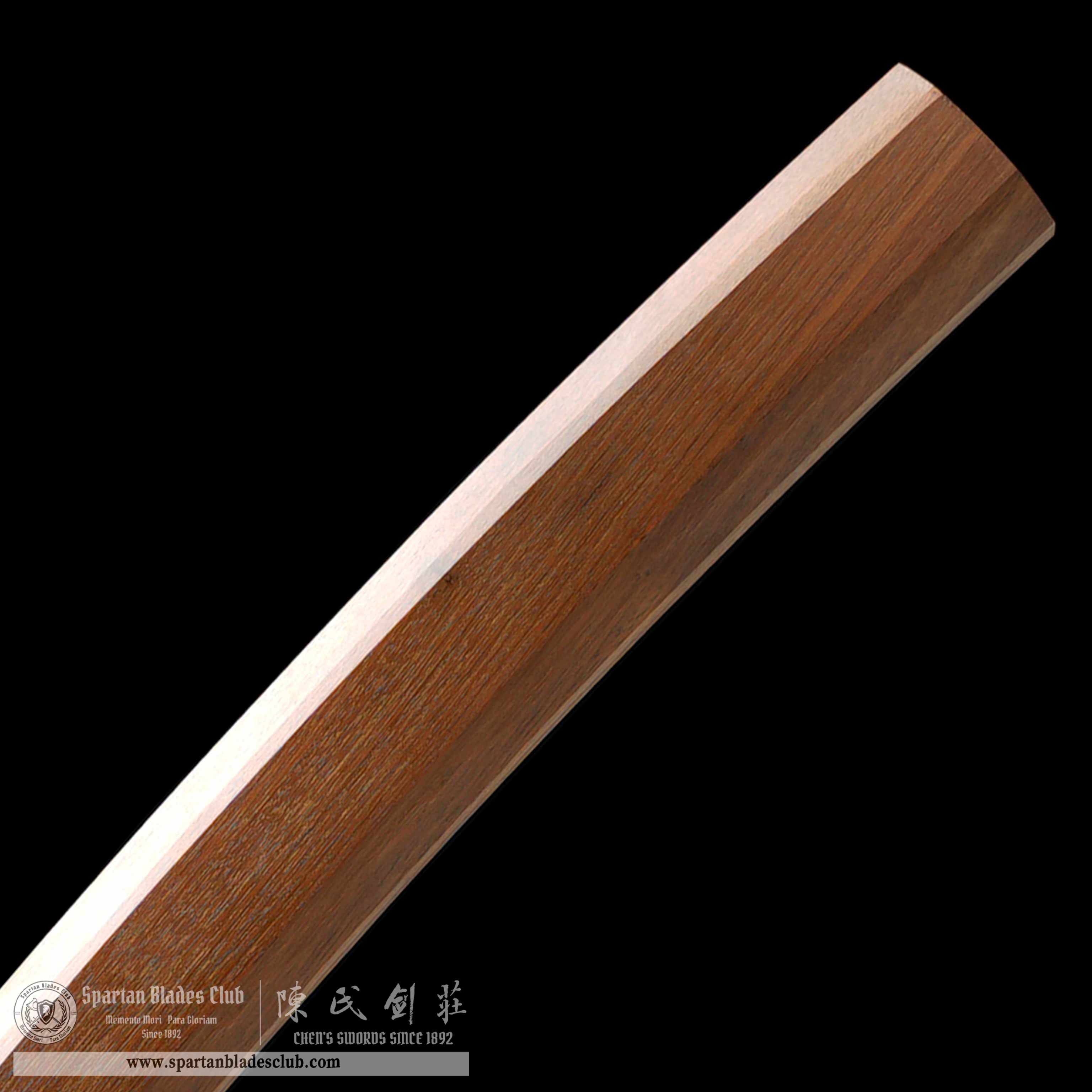 WY01 | SuBa | Daisho Set | Shirasaya | Katana | Wakizashi | Tanto | T10 steel | Clay-tempered | Real Hamon | Brown | Battle-Ready | Full-tang | Spartan Blades Club | CHEN'S SWORDS 1892 - Spartan Blades Club - 陳氏劍莊1892