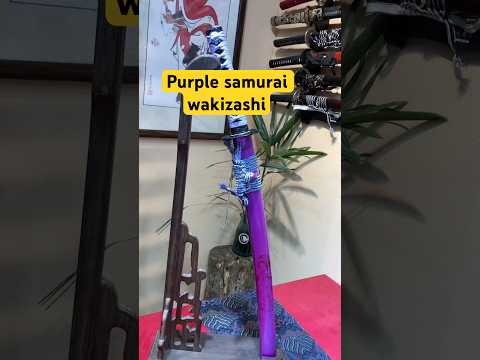 HY18｜🟣Purple Geisha｜Daisho set｜Katana｜Wakizashi｜Tanto｜T10 steel｜Clay-tempered｜Real Hamon｜Purple｜Battle-Ready｜Full-tang｜Spartan Blades Club｜CHEN'S SWORDS 1892 - Spartan Blades Club - 陳氏劍莊1892