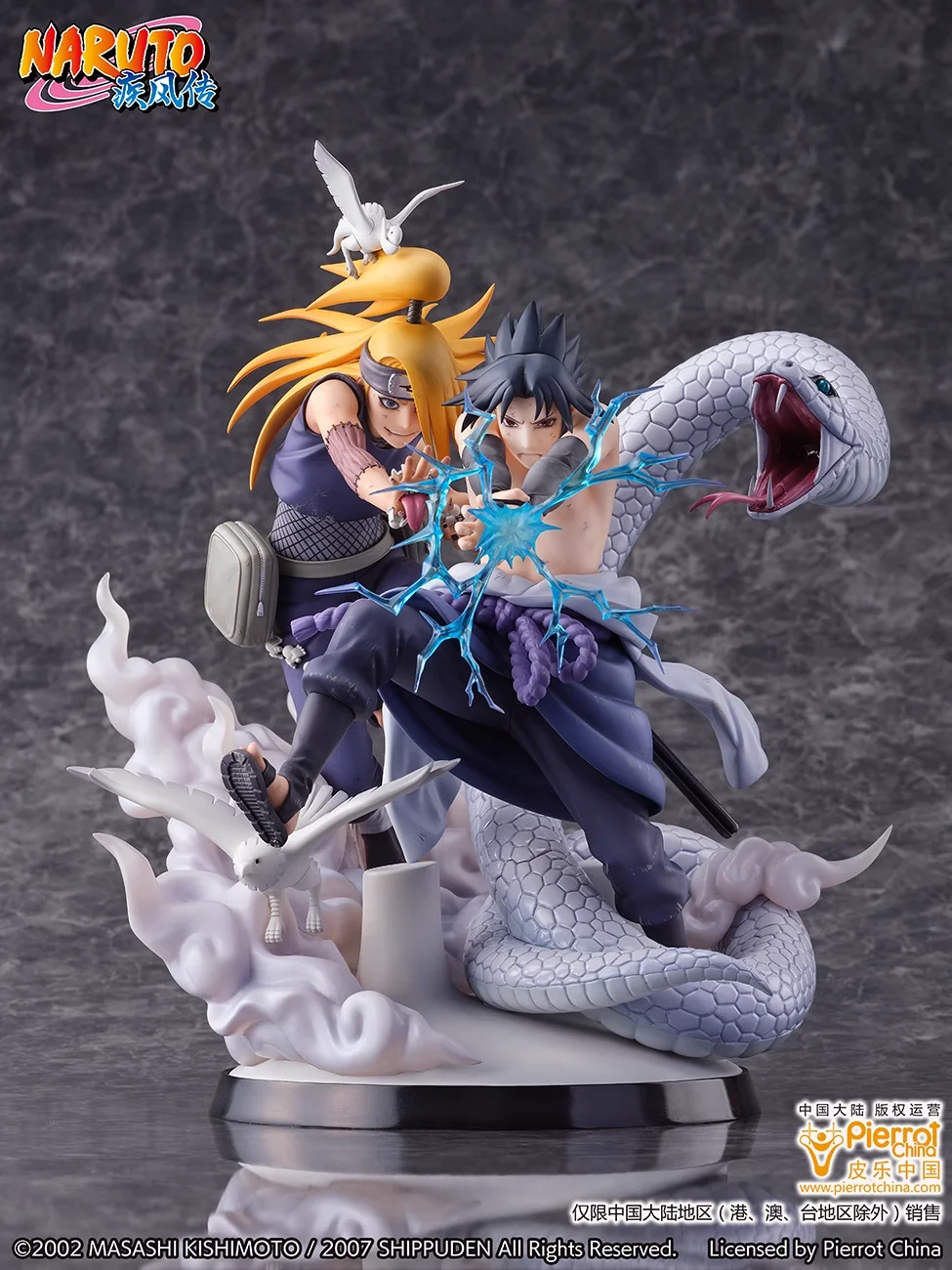 Pre-sale】1/7 Scale Uchiha Sasuke VS Deidara-Naruto-SSF