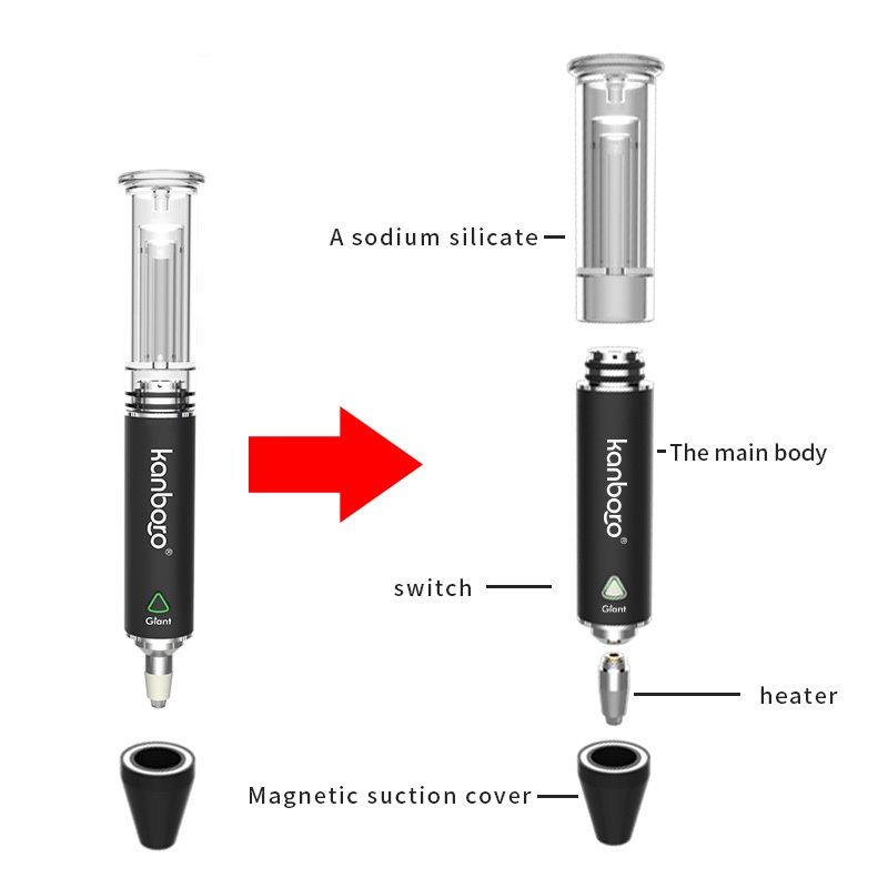 Kanboro Giant Electric Dab Rig Wax Pen Kit - ismokvape--Purchase with Free Shipping!