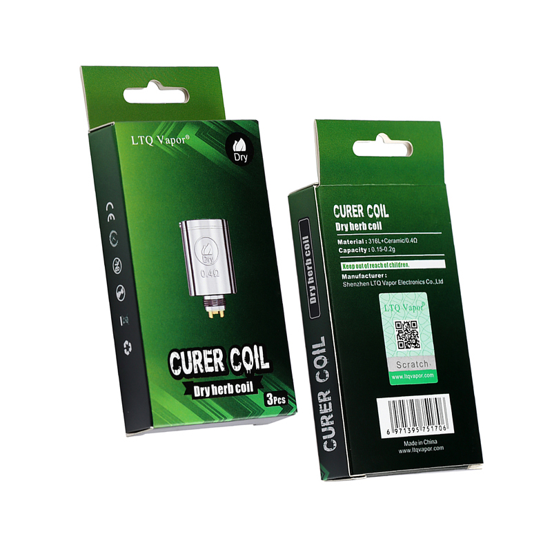 LTQ Vapor Curer Herb/Wax/Oil Coils 3pcs - ismokvape--Purchase with Free Shipping!