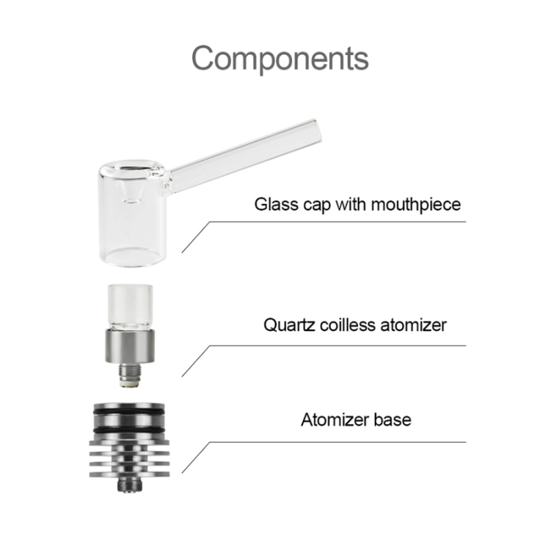 Longmada Motar I Atomizer Glass Attachment Mouthpiece - ismokvape--Purchase with Free Shipping!