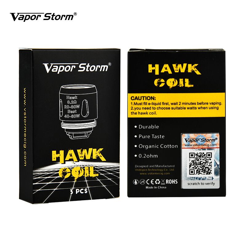 Vapor Storm Hawk Tank Coils - 3pcs/pack - ismokvape--Purchase with Free Shipping!