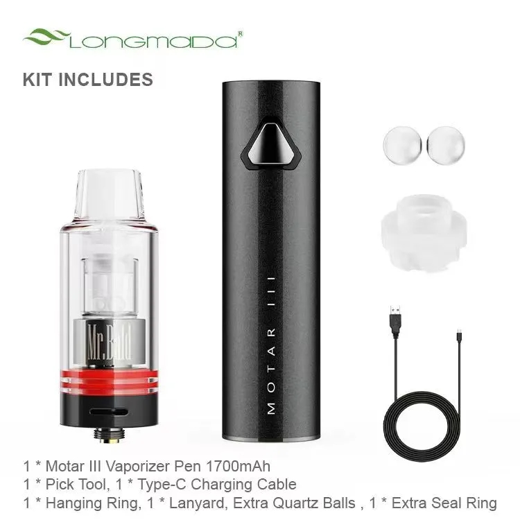 Longmada Motar III Wax Pen Kit - ismokvape--Purchase with Free Shipping!