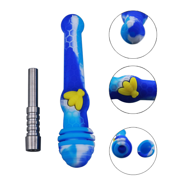 Honeybee Silicone Smoking Pipe Slim - ismokvape--Purchase with Free Shipping!