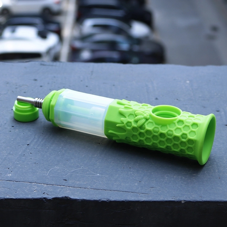 Honeybee Collector Silicone Smoking Pipe - ismokvape--Purchase with Free Shipping!