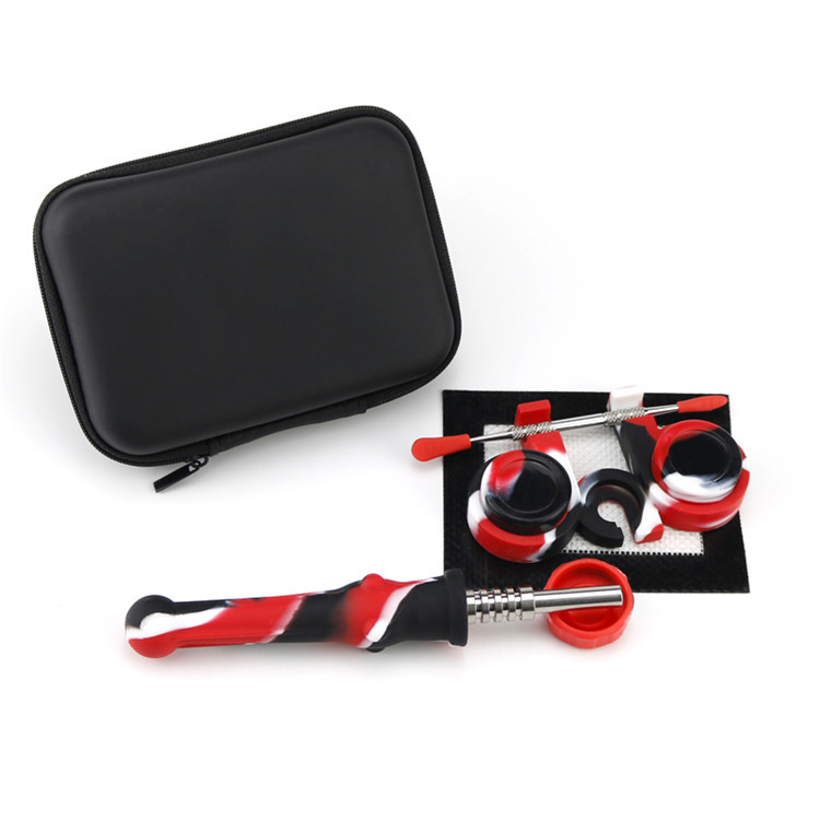 Silicone Dabber Smoking Pipe Full Set - ismokvape--Purchase with Free Shipping!