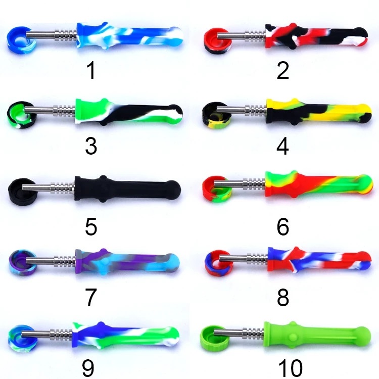 Silicone Dabber Smoking Pipe Full Set - ismokvape--Purchase with Free Shipping!