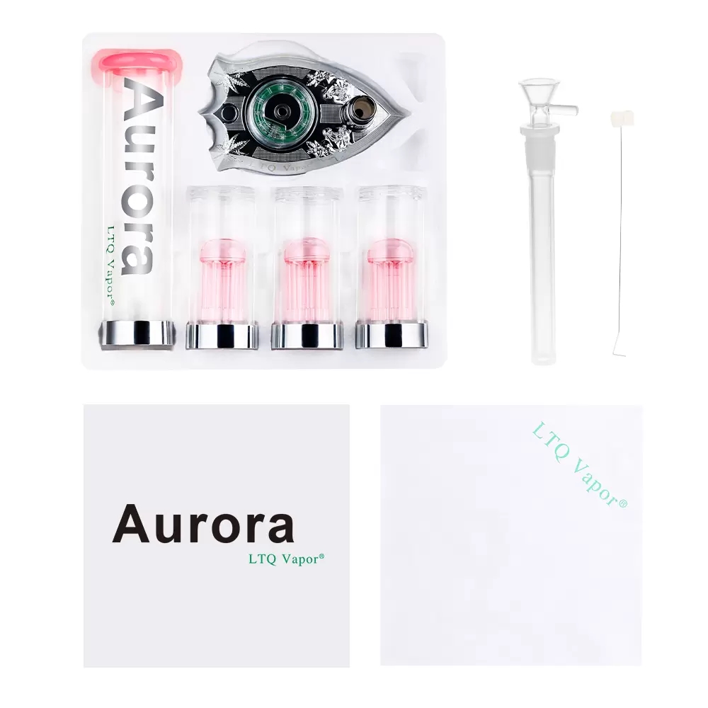 LTQ Vapor Aurora Glass Bong Kit - ismokvape--Purchase with Free Shipping!