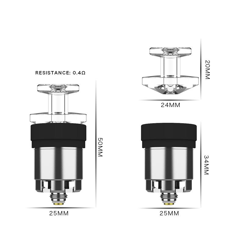 Exseed Dabcool W2 Atomizer(with Carb Cap) - ismokvape--Purchase with Free Shipping!