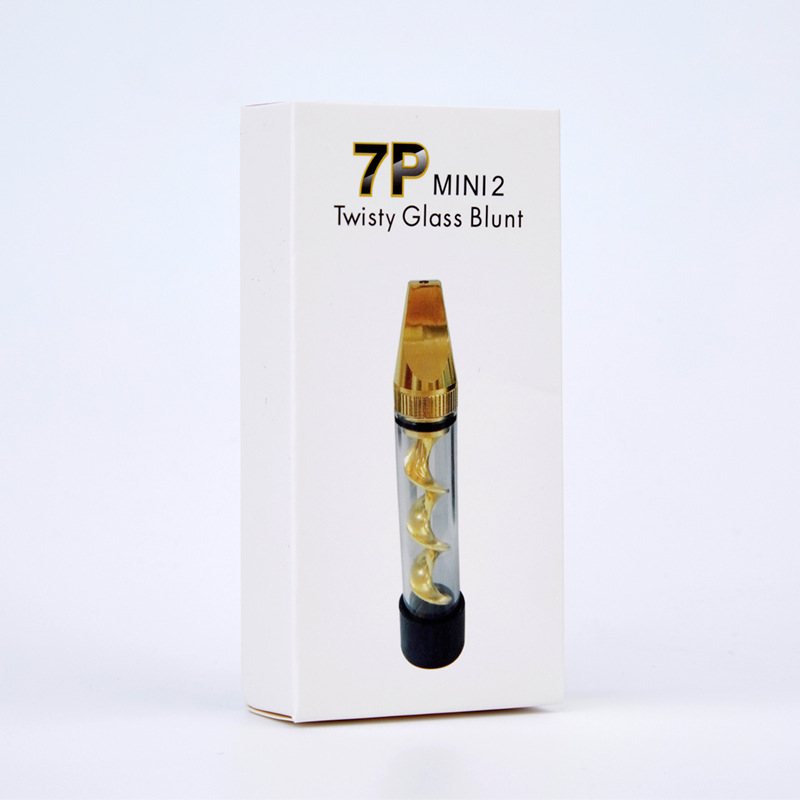 7Pipe Mini V2 Twisty Glass Blunt Pipe - ismokvape--Purchase with Free Shipping!