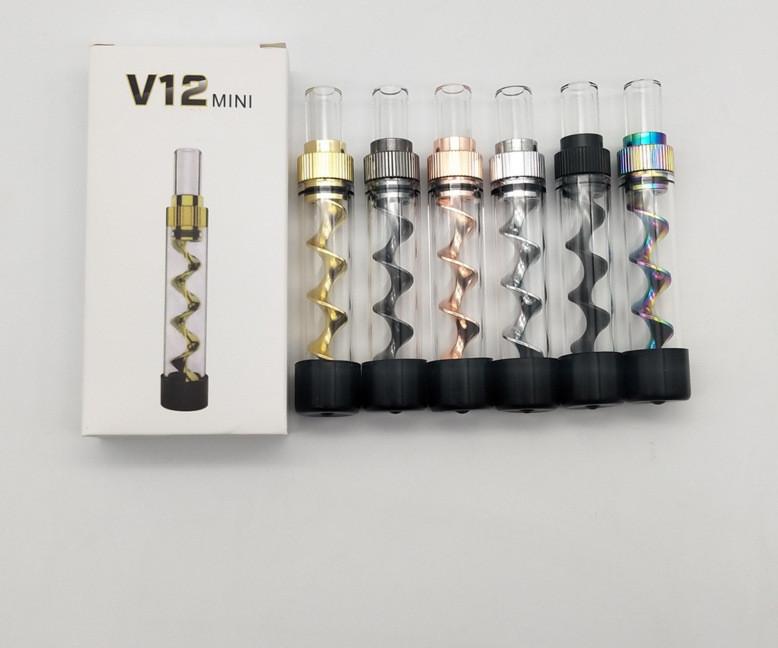 7Pipe V12 Mini Twisty Glass Blunt Pipe - ismokvape--Purchase with Free Shipping!