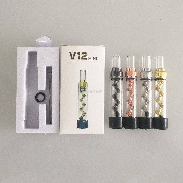 7Pipe V12 Mini Twisty Glass Blunt Pipe - ismokvape--Purchase with Free Shipping!