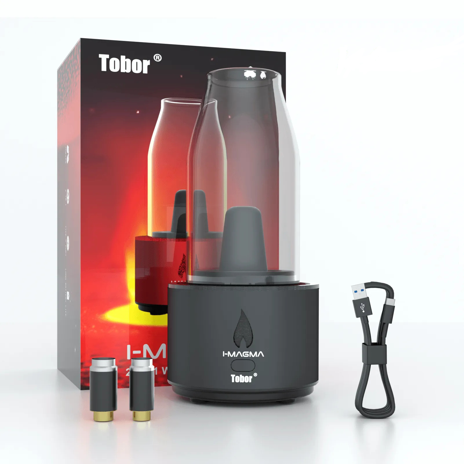 Tobor I-MAGMA Electric Dab Rig & Oil 2-IN-1 Vaporizer Kit - ismokvape--Purchase with Free Shipping!