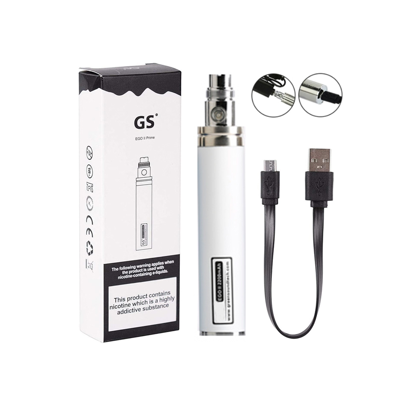 GS Ego II Prime 2200mAh Battery(Passthrough with Micro USB) - ismokvape--Purchase with Free Shipping!