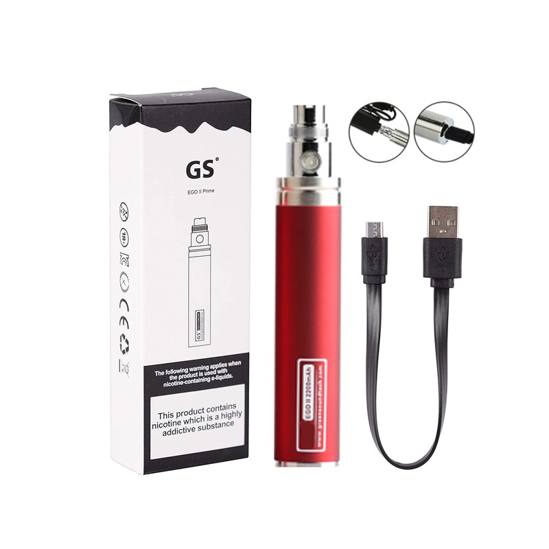 GS Ego II Prime 2200mAh Battery(Passthrough with Micro USB) - ismokvape--Purchase with Free Shipping!