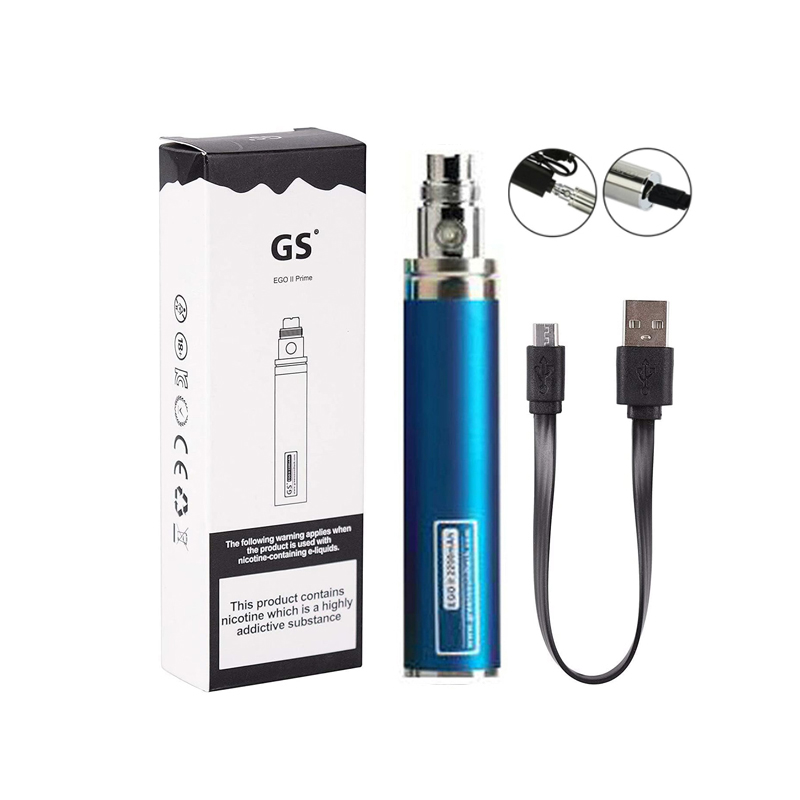 GS Ego II Prime 2200mAh Battery(Passthrough with Micro USB) - ismokvape--Purchase with Free Shipping!