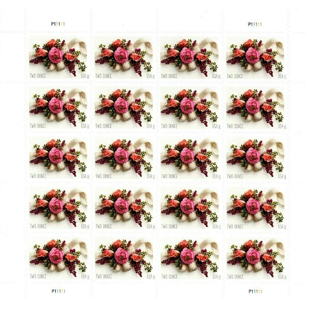 Garden Corsage 2020 - 5 Sheets / 100 Pcs