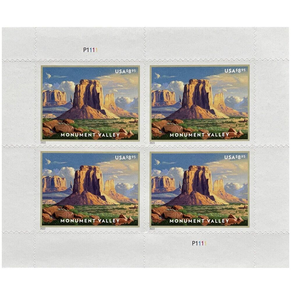 Monument Valley 2022 - 1 Sheet / 4 Pcs