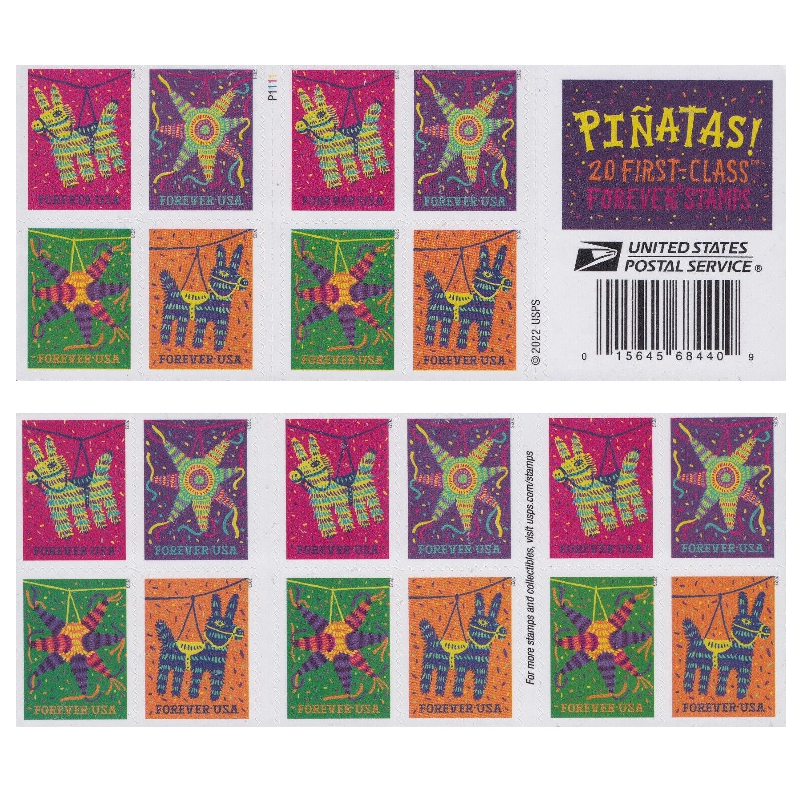 Pinatas 2023 - 5 Booklet / 100 Pcs