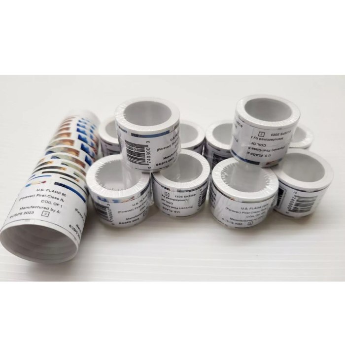 Flag 2024 Roll - 1 Roll / 100 Pcs