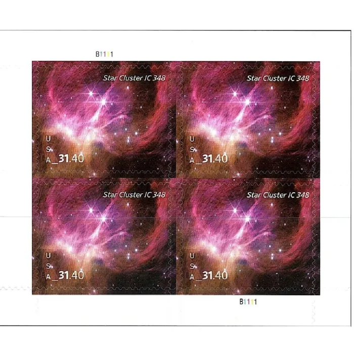 Star Cluster 2025 - 1 Sheet / 4 Pcs