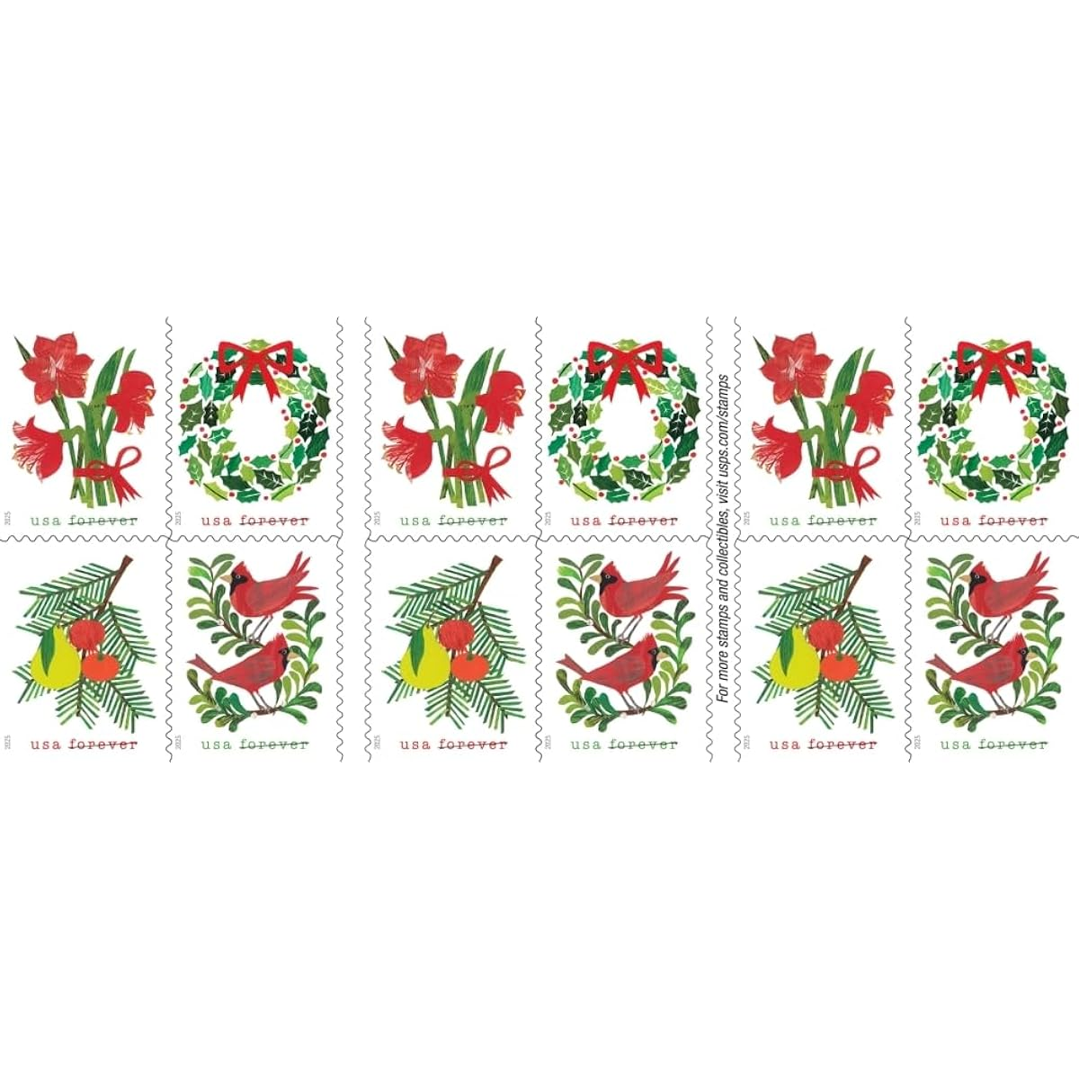 Holiday Cheer 2025- 5 Booklets / 100 Pcs