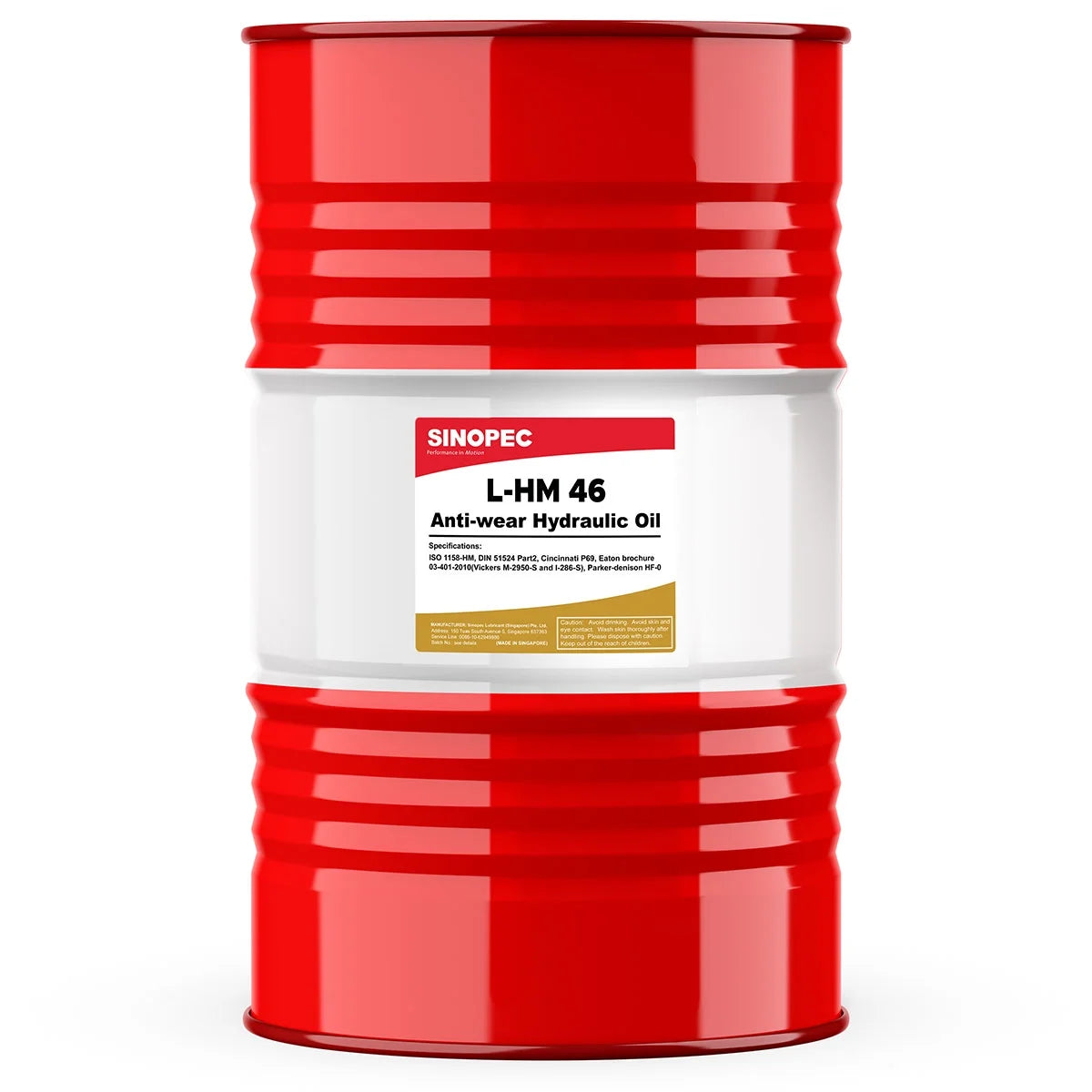 AW 46 Premium Anti-wear Hydraulic Oil Fluid – 55 Gallon Drum (200L – 52.83 GAL)
