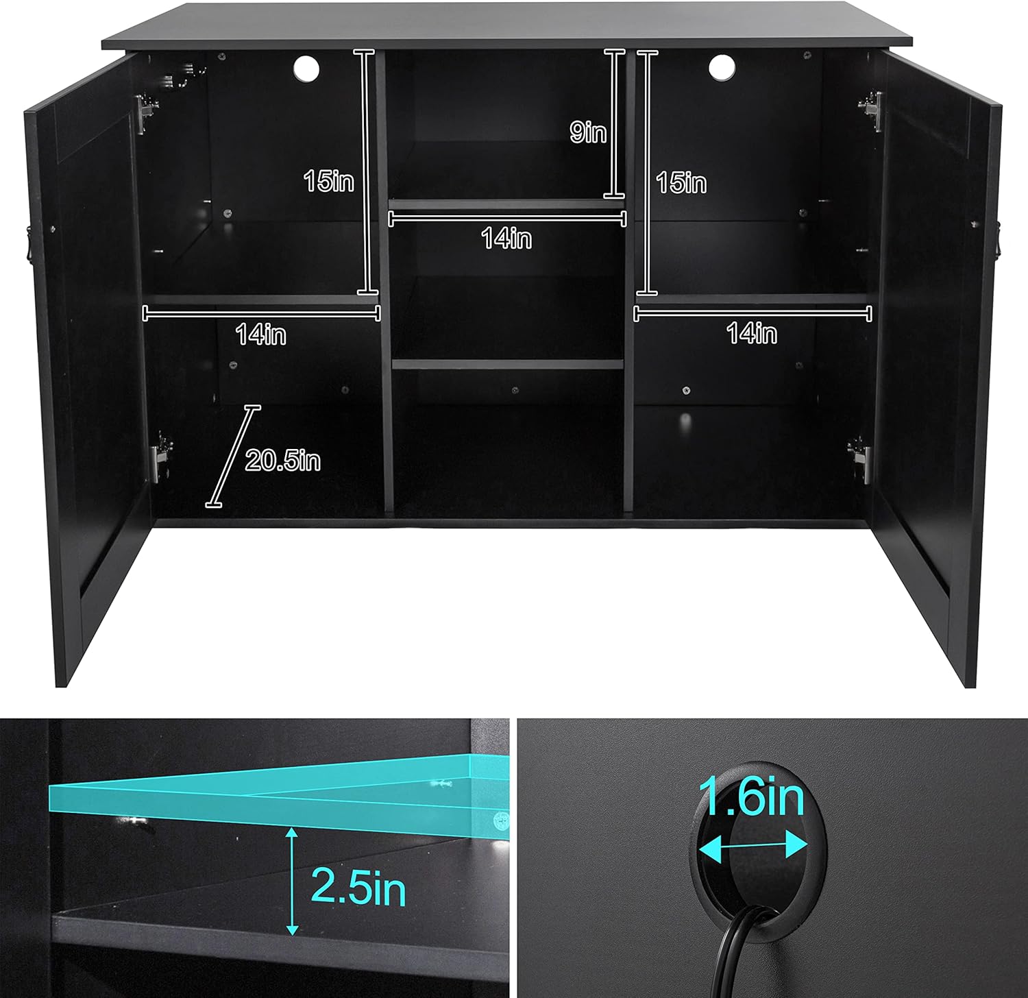 67Gallon Reptile Large Terrarium Upgrade Glass Front Opening Tank Sliding Door with Screen Ventilation Reptile Terrarium About 48