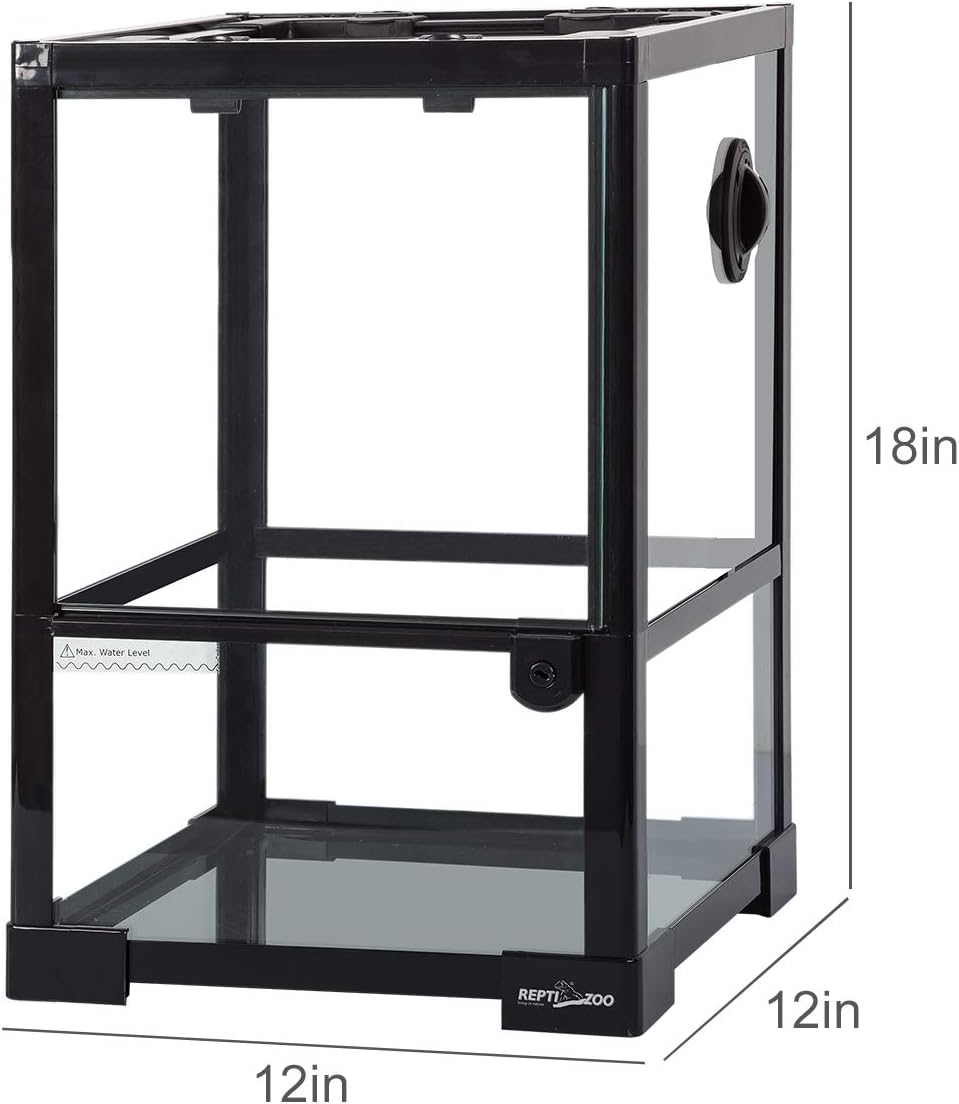 REPTIZOO Reptile Glass Terrarium, 18