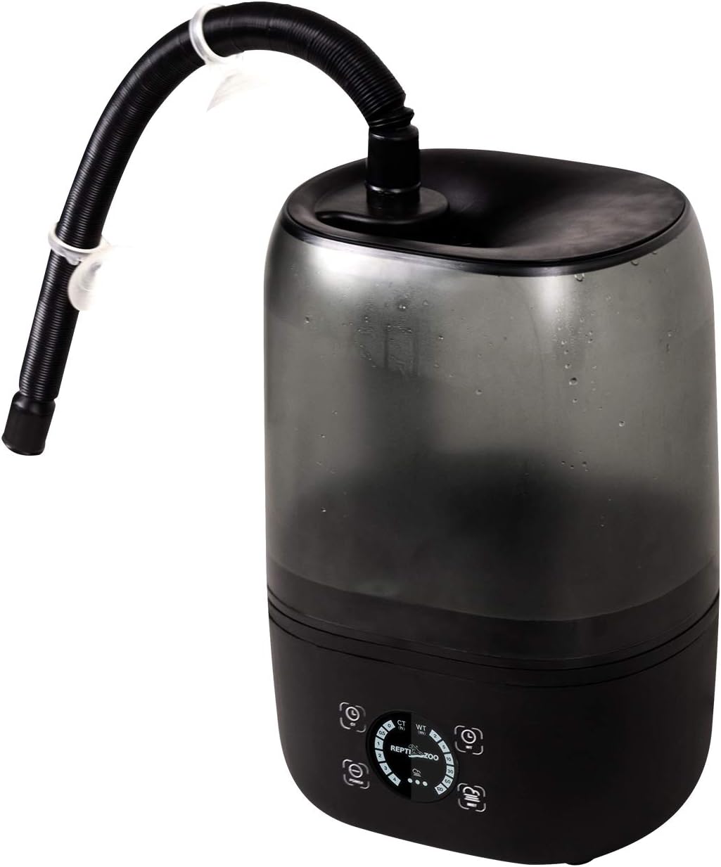 4L Reptile Fogger Mister Tank, Terrariums Digital Tank Timing Humidifier Smart Touch Screen Adjustable Fogger for Reptiles Amphibians Herps