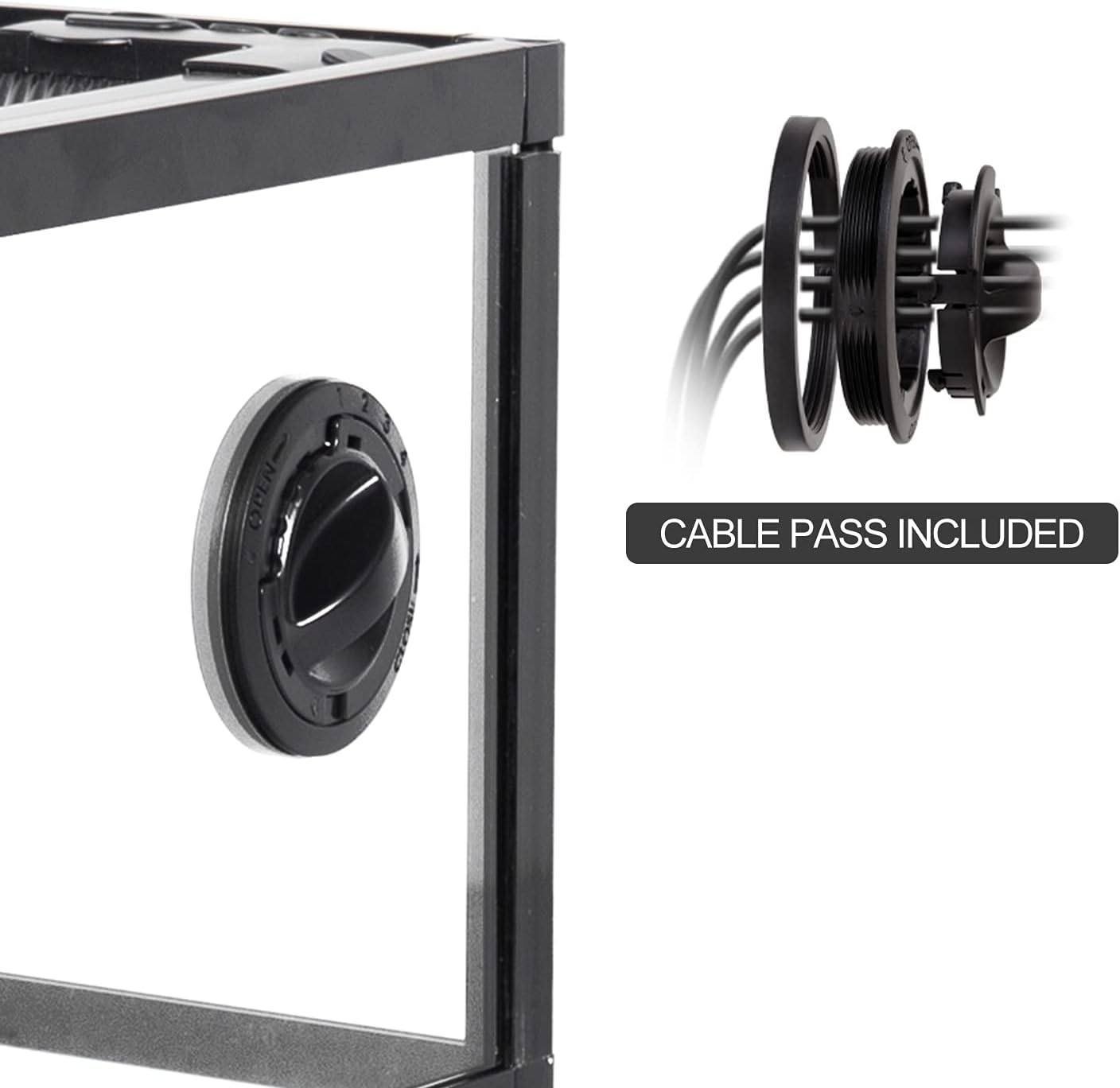 67Gallon Reptile Large Terrarium Upgrade Glass Front Opening Tank Sliding Door with Screen Ventilation Reptile Terrarium About 48