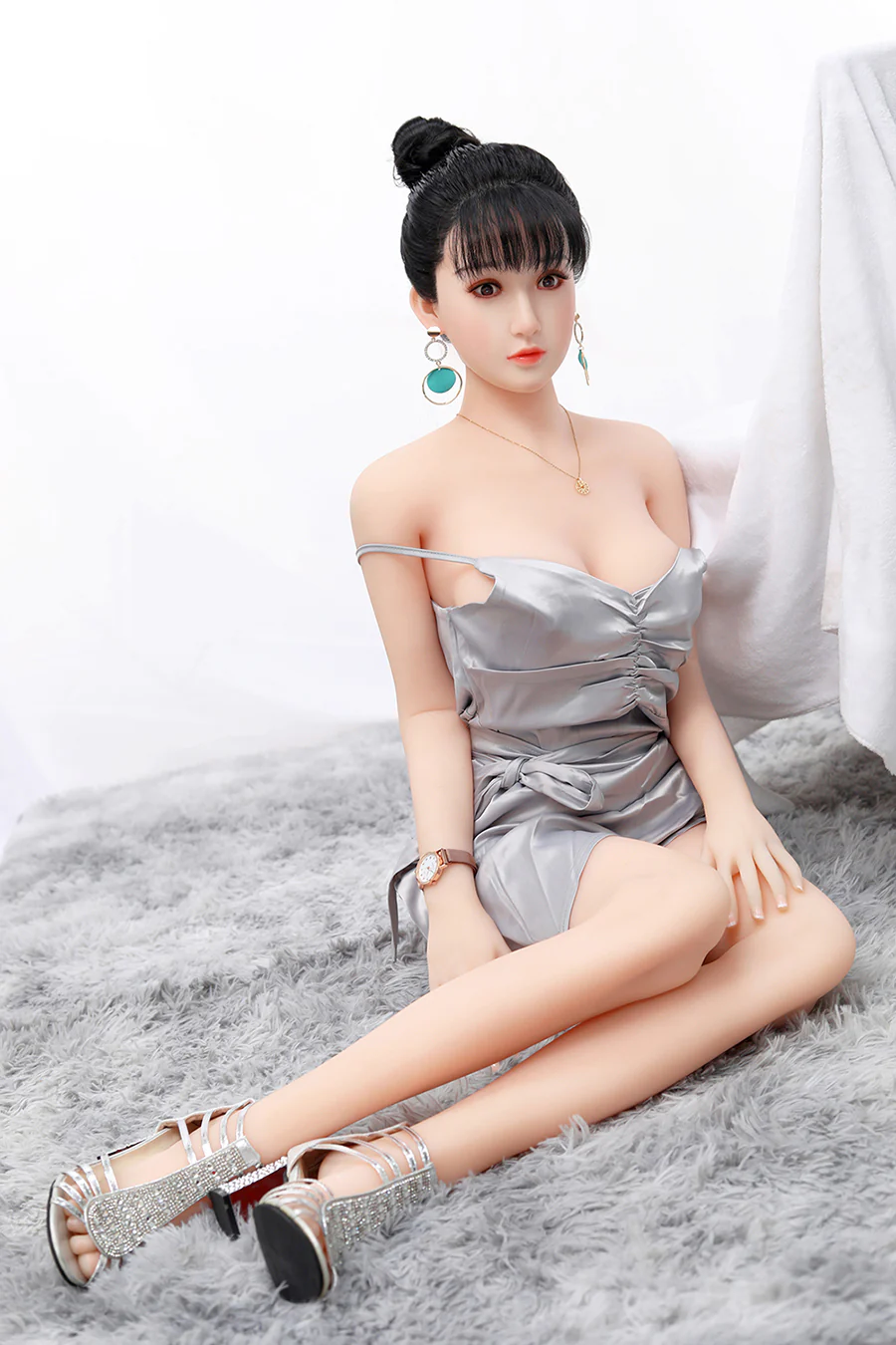 SY DOLL | 158cm(5.18')- Silicone Head - Realistic Hispanic Teacher Sex Doll- Apple